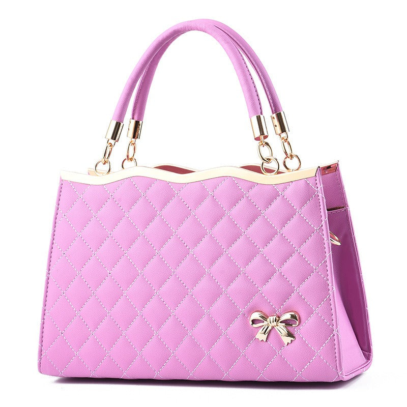 Spring Embroidered Handbag - Large Single Shoulder & Crossbody Bag