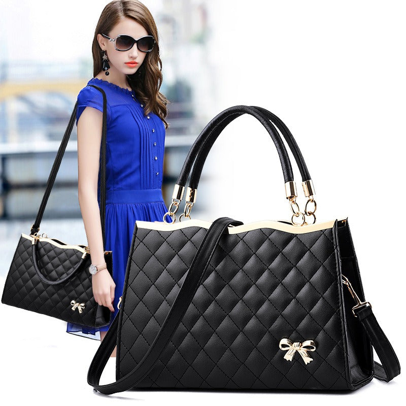 Spring Embroidered Handbag - Large Single Shoulder & Crossbody Bag