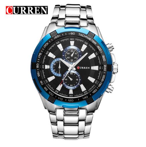 CURREN Men's Quartz Sports Waterproof Wristwatch - Stylish Timekeeping for Active Lifestyles