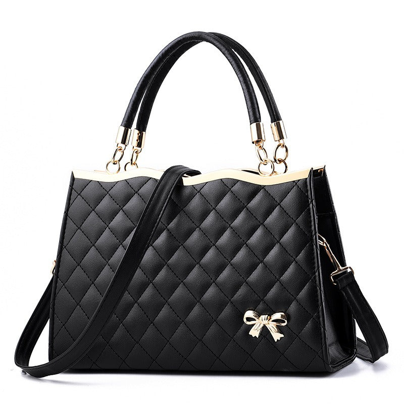 Spring Embroidered Handbag - Large Single Shoulder & Crossbody Bag