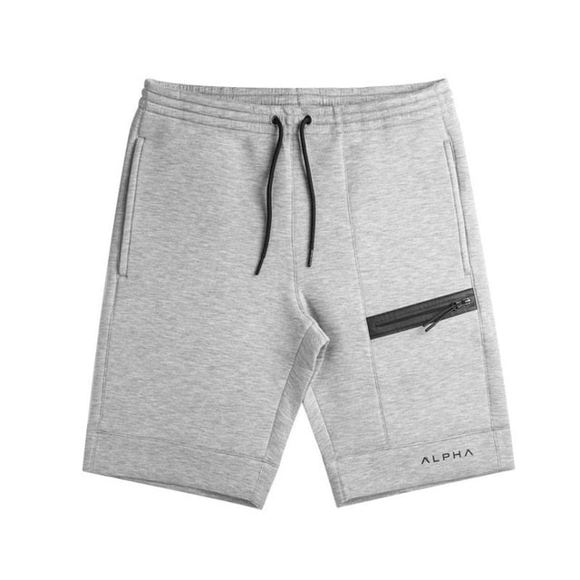 Alpha Men's Performance Running Shorts: Versatile Gym and CrossFit Sweatpants
