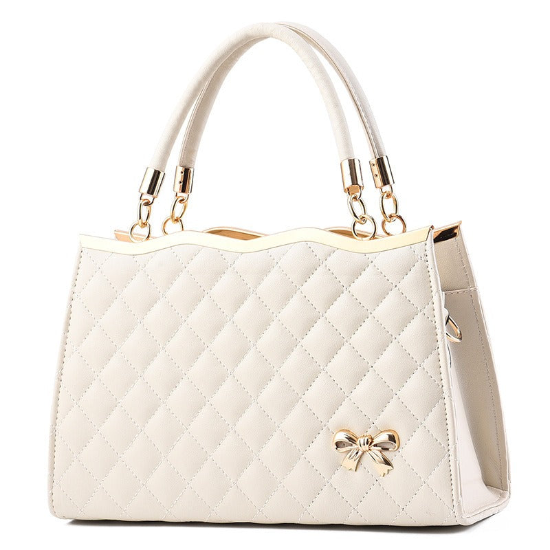 Spring Embroidered Handbag - Large Single Shoulder & Crossbody Bag
