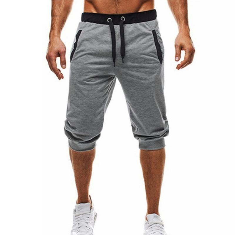 Men's Slim Fit Knee Length Gym Short Joggers