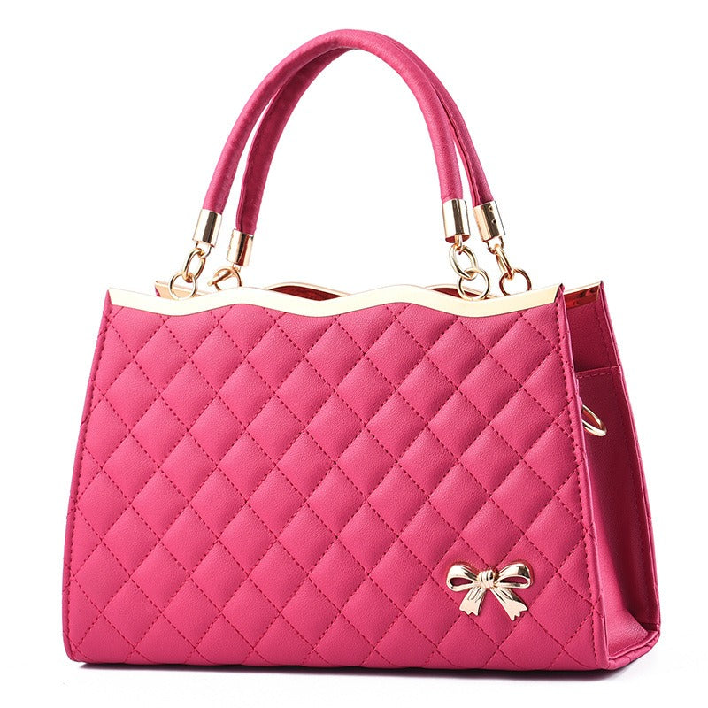 Spring Embroidered Handbag - Large Single Shoulder & Crossbody Bag