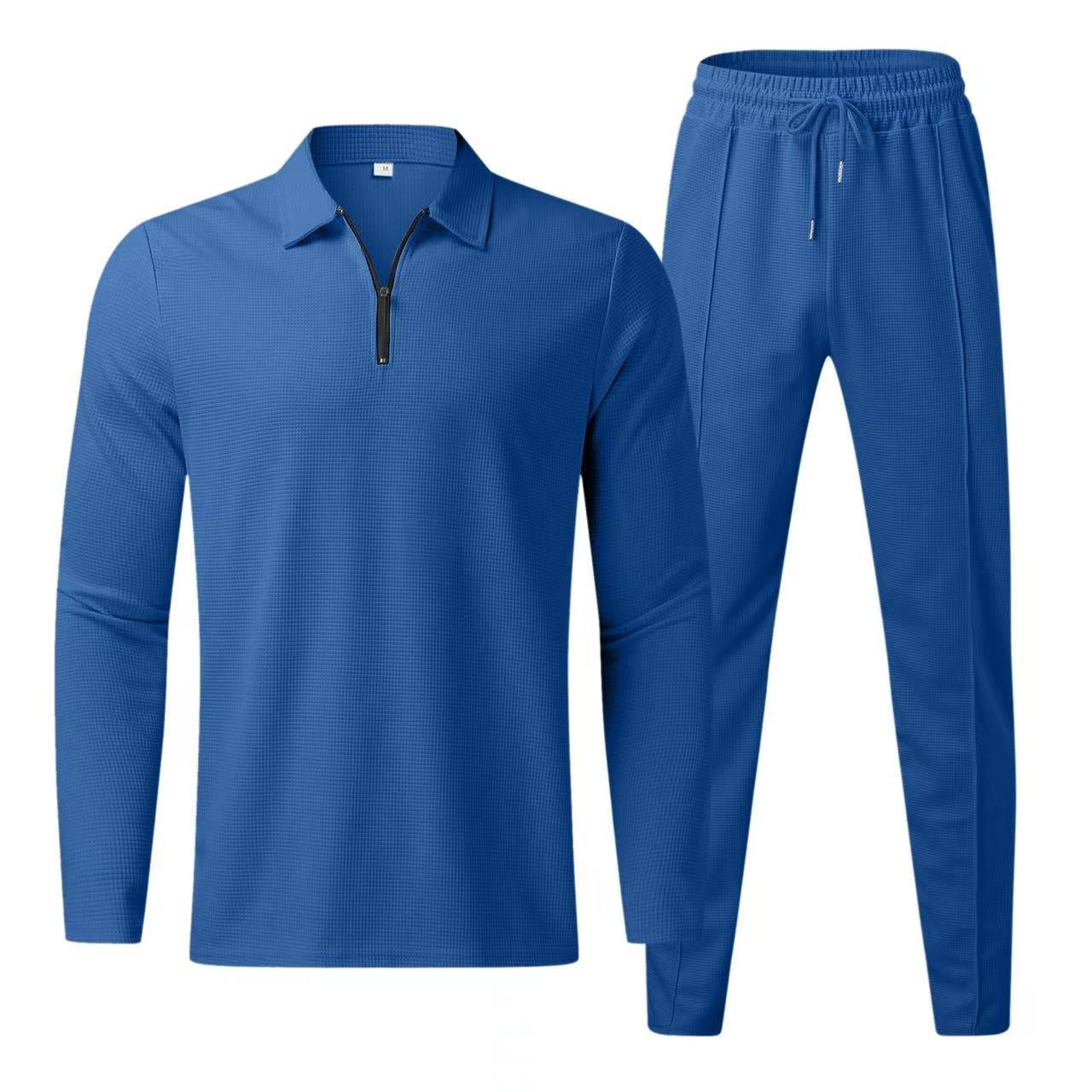 Men's Casual Sport Suit with Long Sleeves and Pants