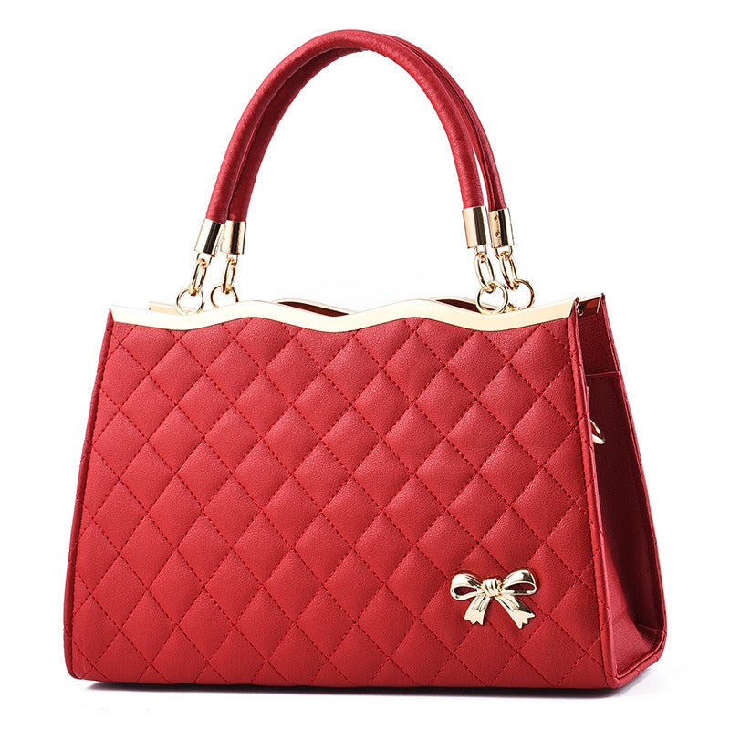 Spring Embroidered Handbag - Large Single Shoulder & Crossbody Bag