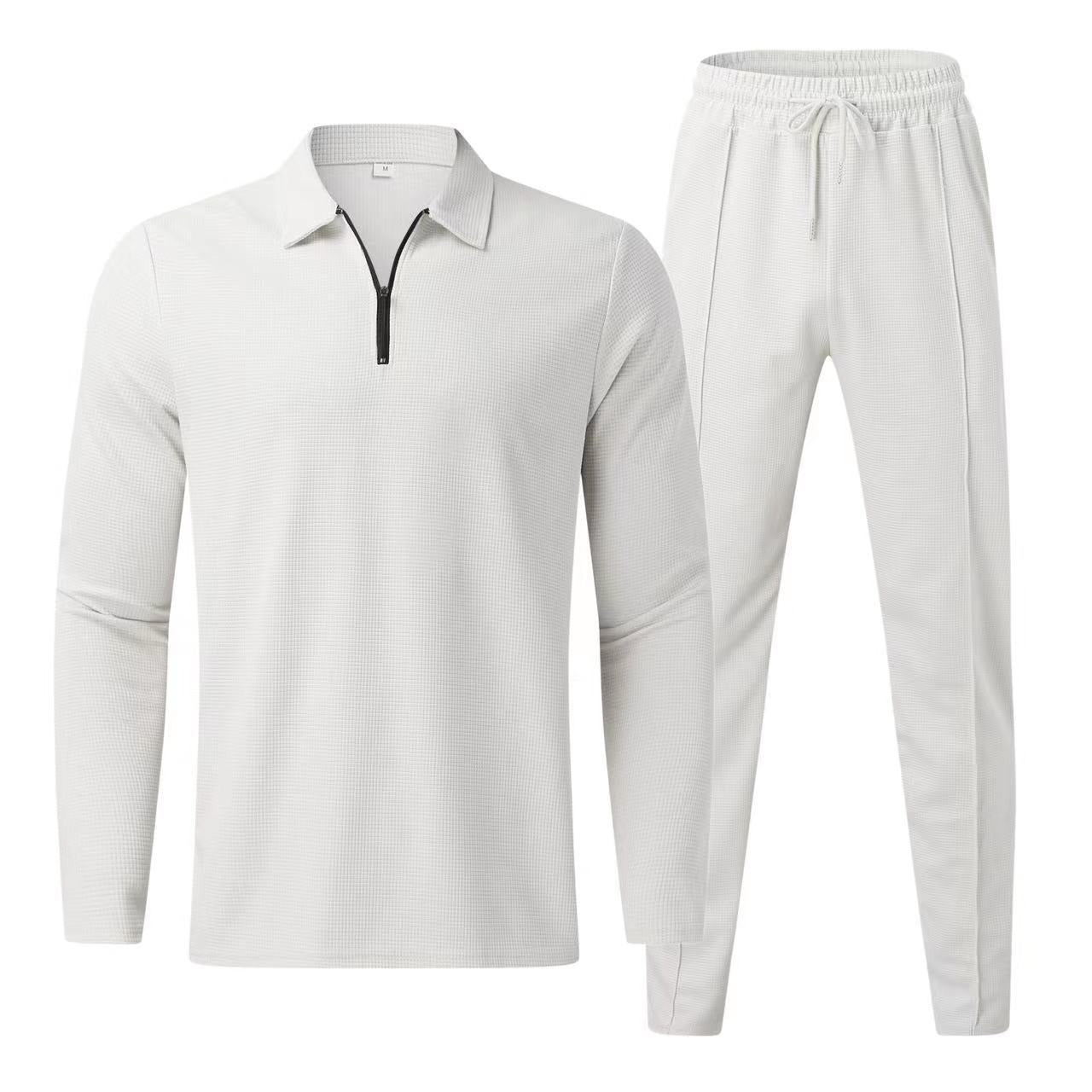 Men's Casual Sport Suit with Long Sleeves and Pants
